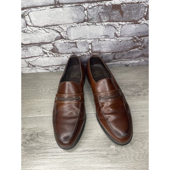 Winthrop USA Brown Leather Penny Loafers Dress Shoes Men’s Sz 10EEE US/44EU main image 15